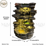 Rock Cascade Water Fountain - Image 4