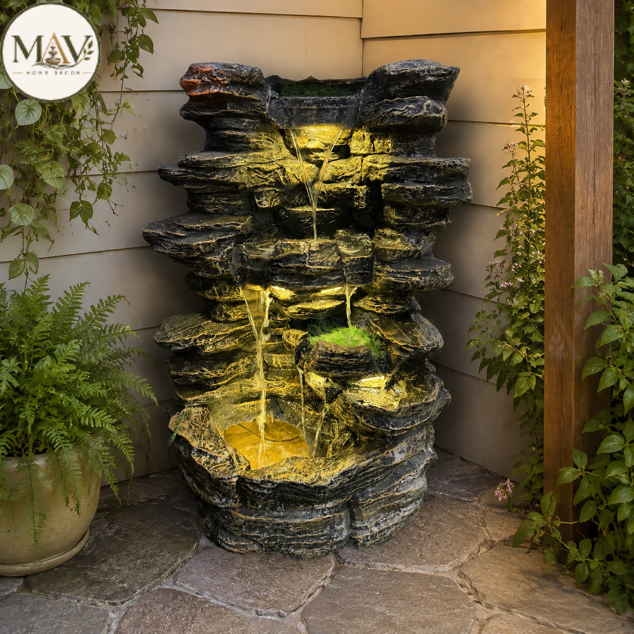 4143e149-a77e-4f9a-b2bb-c9b504da909d Rock Cascade Water Fountain - Image 1