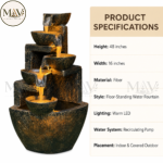 Corner bowl fountain - Image 6