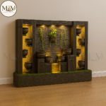 Luxury LED Indoor Water Fountain with Planter & Cascading Pots - Image 4