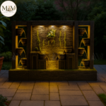 Luxury LED Indoor Water Fountain with Planter & Cascading Pots - Image 2
