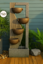 Modern 4-Tier Cascading Water Fountain – Indoor & Outdoor Decorative Feature - Image 11
