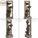 Modern 4-Tier Cascading Water Fountain – Indoor & Outdoor Decorative Feature - Image 12