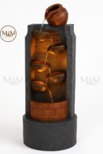 Rustic Cascade LED Water Fountain - Image 2
