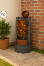 Rustic Cascade LED Water Fountain - Image 4
