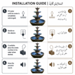 Elegant 3-Tier Indoor & Outdoor Water Fountain - Image 9