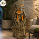 Wooden natural fountain