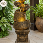 Sliding bowl fountain