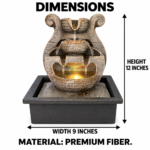 Antique Harmony Multi-Stream Tabletop Fountain - Image 4
