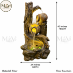 Wooden matki fountain - Image 4