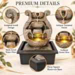Antique Harmony Multi-Stream Tabletop Fountain - Image 5