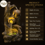 Wooden matki fountain - Image 3
