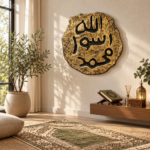 Mohr-e-Nabuwwat ﷺ Islamic Calligraphy Wall Plaque